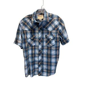 Wrangler Western Pearl Snapshirt size Large